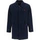 RALPH LAUREN Ralph Lauren Solid Color Logo Embroidered Mid-Length Windbreaker Jacket Men's Blue Blue M