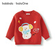 Bala balaOne children's sweater boys and girls 2025 winter sweater baby sweater 208425103207