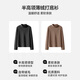 Baleno S&K series bottoming shirt women's autumn and winter new style half turtleneck plus velvet warm slim fit clothes versatile long sleeves 4 Apricot#Solid color plus velvet to keep warm S