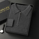 Ordos cashmere sweater men's 2025 autumn and winter new pure cashmere zipper pullover lapel sweater white S