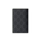 
Gucci (GUCCI) men's black GG canvas with leather GG logo multi-card card holder 768249FACQC1049 7.5x12 cm