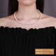 Jingrun Pearl Necklace Murong Rice-Shaped Freshwater Pearl Necklace Clavicle Necklace for Young Women as Birthday Gift for Best Friend