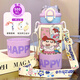 
Crayon Shin-Happy Shin-Happy Shin-2025 new high-value thermos cup large capacity girls portable straw water cup double drink cup BXAI15927 Shin-Happy A 500ML-[Purple]-painted printing-long-term protection