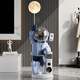 Chenyu astronaut decoration living room floor-standing large astronaut TV cabinet sofa side decoration housewarming gift upgrade Astronaut Ram blue audio starry sky lamp