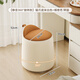 
Hangxuan Shijia master bedroom girls' makeup stool bedroom dressing table stool rotating makeup chair Italian minimalist round stool light luxury high-end feeling orange + beige white rotating style-no wheels
