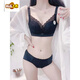 MIDNITE STAR adjustable underwear set, push-up, comfortable, auxiliary breasts, anti-sagging, non-magnetic, non-wireless, push-up bra, caramel set (underwear + underwear) 90A 40