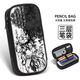 
Morning up Naruto peripheral stationery pencil case boy Naruto Sasuke Kakashi box elementary school junior high school student cool pencil case boy student pencil case ZQ16867.