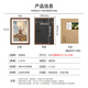 Aimo painted A4 photo frame table three-dimensional hollow diy specimen frame hanging painting creative couple photo wall wooden picture frame walnut color