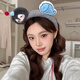 Danqin Cute Cartoon Plush Little Penguin Headband Cute Girly Heart Headband Washing Face, Pressing Hair, Taking Photos, Hairpin Creative Headband Penguin Fish Headband