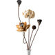 Dried flower bouquet, real flower decoration, lotus, air-dried lotus pod, natural lotus root, Zen flower arrangement, Chinese-style living room decoration, dried flower combination 5001
