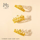 Chow Sang Sang Pure Gold Love Secret Crown Gold Ring Open Ring Gold Jewelry 90227R Priced at 2.91 grams (including NT$100 labor fee)