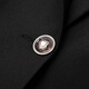 Late White New Product 2025 Autumn Fashion One Button Slim Fit Versatile Commuting Long Sleeve Blazer Women Black M