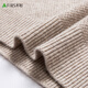 Shanshan 100% Strickjacke für Männer [verdickter Stil] Winter warmer runder Nackenpullover Pullover Strick -Basishemd für Männer