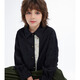 Ueki children's clothing new Chinese style boys' Chinese style shirt girls spring and autumn shirt black 140