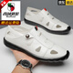 Western Camel (VANCAMEL) real cowhide summer new men's genuine leather breathable beach shoes anti-odor casual fashion hollow sandals hole shoes trend 9928 black 40