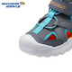Skechers Children's Small Armor Sandals Comfortable Toe Sandals Mesh Breathable Casual Sports Shoes 407043L Boys/Charcoal Gray/Blue/CCBL 28.5