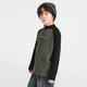Duojia high-elastic soft and waxy boys' long-sleeved T-shirt winter simple and comfortable bottoming shirt children's basic thermal clothing