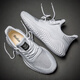 Prince Yierkang Wide Foot Foot Foot Sports Herren Schuhe Großgröße Casual Schuhe 45 46 47 Herbst und Winter weicher Sohle 48 plus Samt -Männerschuhe 9888 Schwarz 39
