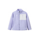 NIKE 3BRAND Nike Boys and Girls Polar Fleece Knitted Jacket 2025 Winter New Children's Warm Jacket Lilac Purple Velvet Warmth 150/72 Recommended Height 140-152cm