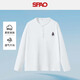 SPAO Henry collar pure cotton long-sleeved T-shirt for men and women 2025 autumn bottoming shirt comfortable loose top SPCX25ST05XY