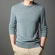 NOSSKISS Brand Pure Cashmere Cashmere Sweater para hombres New New Sweater Camiseta de punto sólido de color sólido Camisa de base de tejido Men.