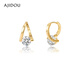 AJIDOU Ajidou earrings women's French earrings light luxury ear buckle accessories niche high-end earrings hoop earrings gold