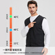Amadeus Degaola autumn and winter heated fishing vest men's comfortable and warm sports vest vest outdoor fishing clothes black XL