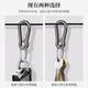 Keychain is strong and durable, car, men and women, key ring, waist hanging metal keychain, anti-lost, simple, personal and elegant, bright gun color [keychain keychain] 1 set