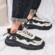 Changxiang Huili men's shoes for spring new thick sole anti-slip sports wear-resistant trend versatile work and work labor protection dad shoes for men black orange 42