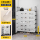 Small craftsman material shoe rack dust-proof home door multi-layer closed dormitory small simple storage rack 6 layers