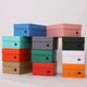 Yusenyi 10-piece kraft paper shoe box carton with upper and lower lids, colorful universal shoe box packaging wall storage box, red 10 pcs, red 10 pcs, 32x20x12cm, 32 pcs, 32x20x12cm
