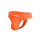 Uncle Shorts Sexy Mesh Thong Men's Underwear Low Waist Butt Lifting Quick Drying Fluorescent Orange Briefs Fluorescent Orange M