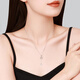 Chao Acer Ruyi platinum diamond necklace for women PT950 flash set pendant necklace necklace birthday gift for women chain length about 45cm