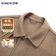 Romon wool double-sided woolen jacket for men, thickened lapel woolen woolen coat, autumn and winter casual lapel for young and middle-aged people