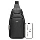 
Jinlilai men's breast bag fashionable shoulder bag commuting diagonal cross bag large capacity men's bag birthday gift for dad