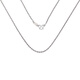 Beijing Gold Trading Center Co., Ltd. Platinum necklace pt950 platinum chain simple clavicle chain men and women birthday Valentine's Day gift for girlfriend and wife platinum hemp rope M buckle necklace about 8.63g