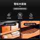 Shantou Lincun 65C temperature controlled humidifying cigar cabinet mini small household cedar wood electronic red wine cabinet cigarette cabinet 65C ordinary moisturizing model black