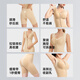 El nuevo mono de formación de carrocería de otoño de Outili para mujeres con chaqueta de cintura del vientre de la vientre retrocedida, levantamiento de caderas, belleza del cuerpo sin marcas Color de la piel L [110-119Jin [Jin es igual a 0,5 kg]]]