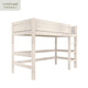 Lifetime kidsrooms Scanvia Denmark 152 ladder half-high bed bedroom home solid wood medium-high bed washed white/#46193-01W