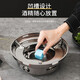 Thickened stainless steel alcohol stove small hot pot solid liquid dormitory pot portable hotel dry pot household set good quality alcohol stove + pot without lid 26cm