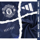 adidas Little Little Little Adidas Adidas 24/25 season Manchester United away player version jersey adult men IU1391 Deep Indigo IU1391 S 125-140Jin [Jin equals 0.5 kg]
