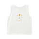Rabbi children's vest home underwear for boys and girls all seasons pure cotton vest base warm top off-white 73
