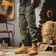 JEEP overalls men's casual pants cotton autumn and winter trendy leggings long pants men's Khaki XL