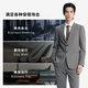 K-Boxing Men's Autumn and Winter Business Elegant Wool Blended Suit NSFN3346 Black L