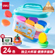 Deli 24-color ultra-light clay colored clay plasticine art handmade DIY toys space sand plastic toys sealed cans easy to store children's kindergarten birthday gifts