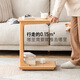 Mesa de café de madera sólida de madera genji sala de café móvil mesa de café mesa de café sencillo dormitorio mesita pequeña
