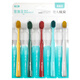 5 wide-head bright white toothbrushes from Pang Dong Lai, the same style, super soft bristles, anti-gum bleeding, family size for adults, men and women