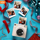 Fuji instax instant instant camera SQUARE SQ1 mica white package 2 official content + 40 pieces of photo paper