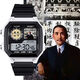 
Internet celebrity new style Chinese red handsome men and women small square electronic watches trendy and personalized [Stylish silver-electronic watch] z13971 patriotic super value gift package (extra long battery life + gift box packaging)