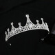 This sea of ​​girls crown tiara hairband children's crystal crown birthday gift princess girl hairpin bridal hair accessories toy children's crystal crown tiara diamond style